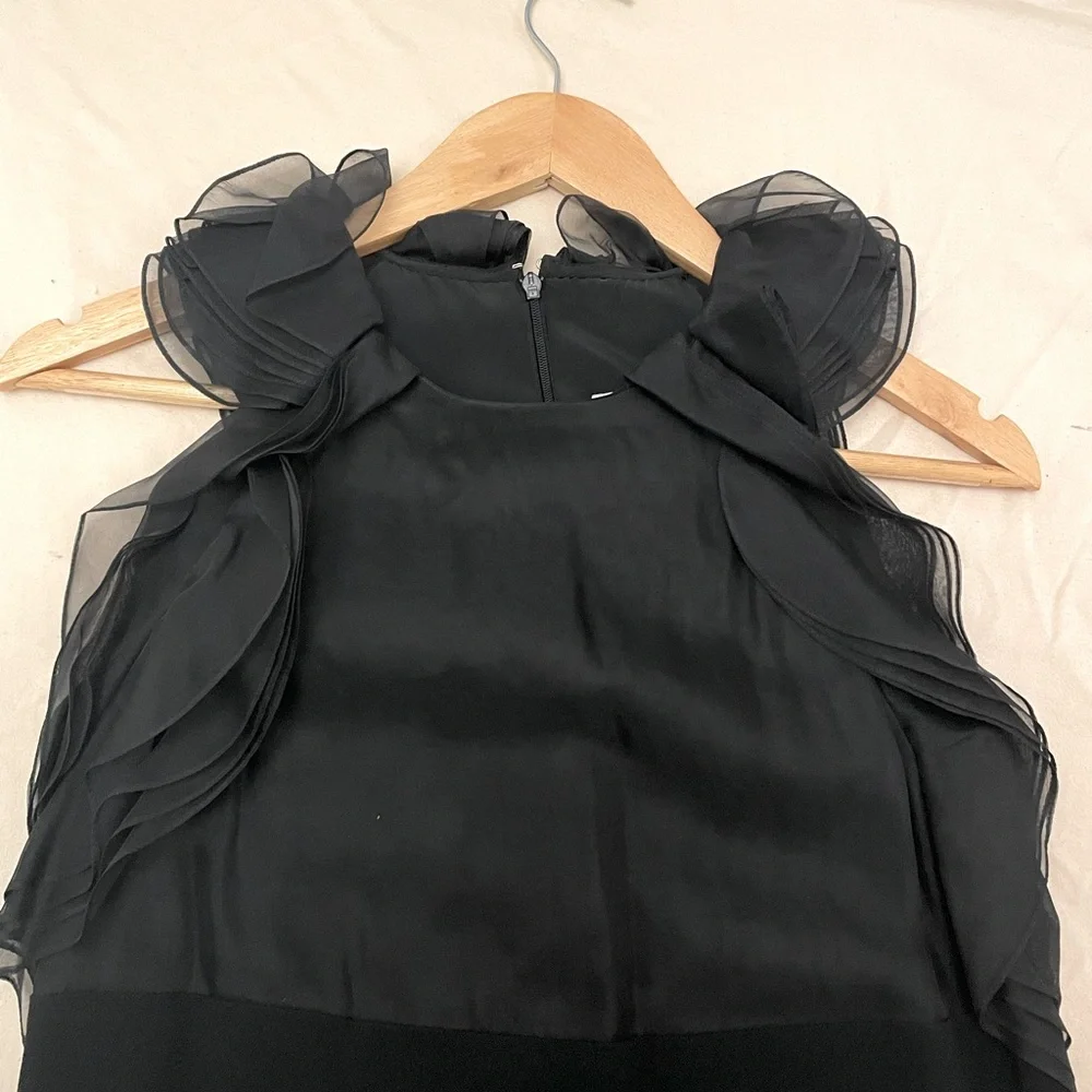 Chloe ruffled chiffon cocktail minidress - Picture 1 of 6